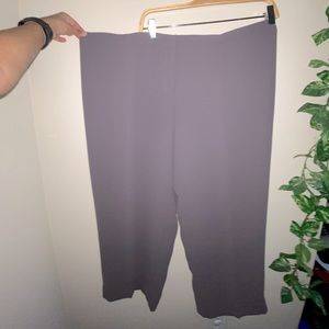 Plus size grey dress pants